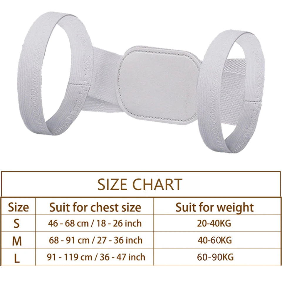 Posture Corrector Back Brace Adjustable Posture Brace for Upper Back Shoulder Pain Relief Posture Trainer Spine Posture Support