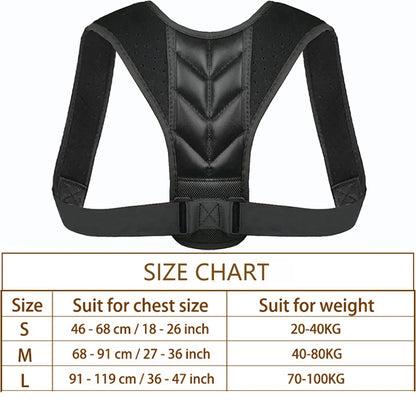 Posture Corrector Back Brace Adjustable Posture Brace for Upper Back Shoulder Pain Relief Posture Trainer Spine Posture Support
