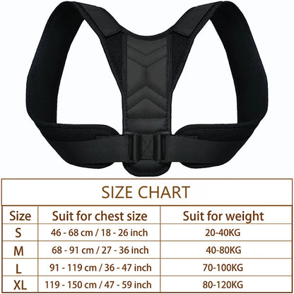 Posture Corrector Back Brace Adjustable Posture Brace for Upper Back Shoulder Pain Relief Posture Trainer Spine Posture Support
