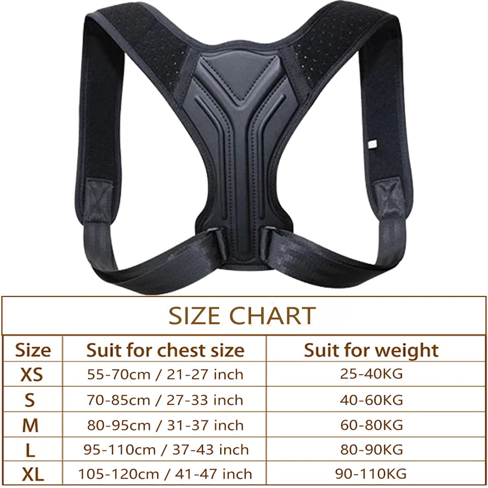 Posture Corrector Back Brace Adjustable Posture Brace for Upper Back Shoulder Pain Relief Posture Trainer Spine Posture Support