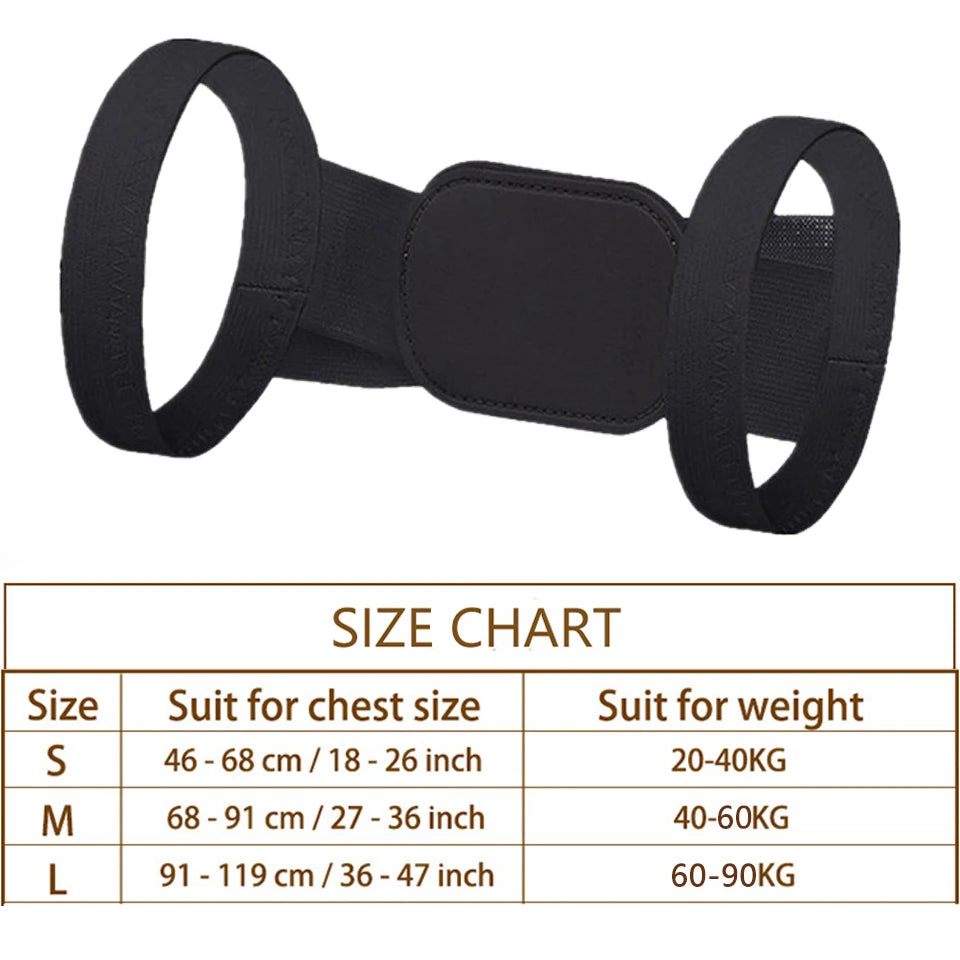 Posture Corrector Back Brace Adjustable Posture Brace for Upper Back Shoulder Pain Relief Posture Trainer Spine Posture Support